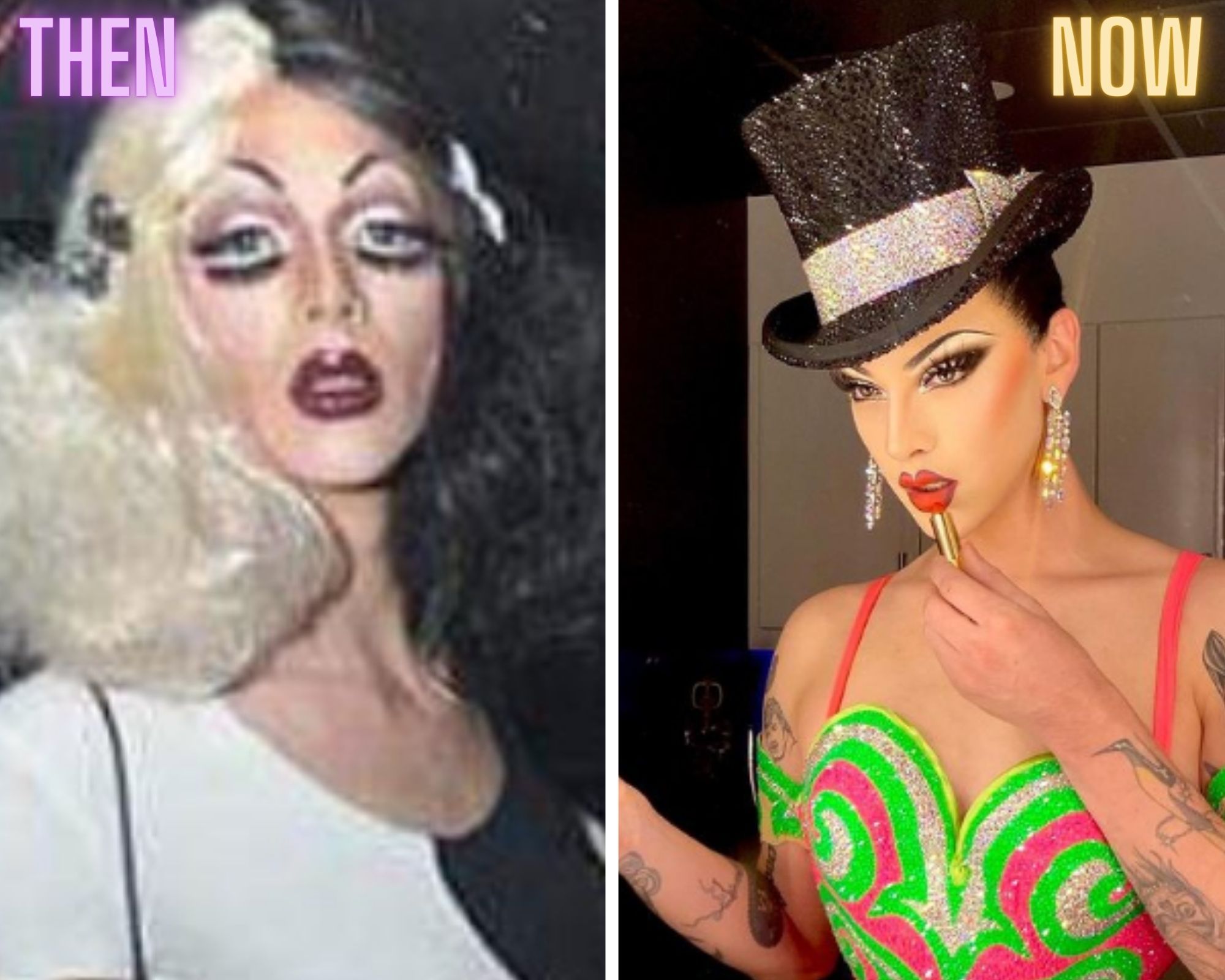 Drag Queen Makeup Before And After Saubhaya Makeup